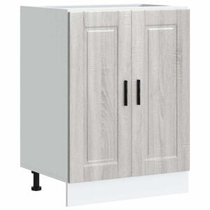 vidaXL Kitchen Base Cabinet Porto Grey Sonoma Engineered Wood