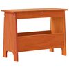vidaXL Hall Bench Wax Brown 60x28x45 cm Solid Wood Pine
