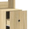 vidaXL Kitchen Cabinet Sonoma Oak 35x50x180 cm Engineered Wood