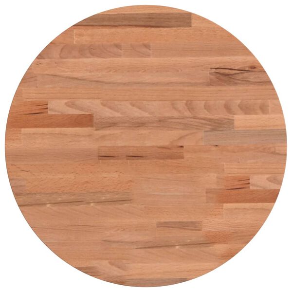 vidaXL Table Top &Oslash;40x4 cm Round Solid Wood Beech