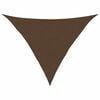 vidaXL Sunshade Sail 160 g/m&sup2; Brown 3x3x4.2 m HDPE