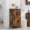 vidaXL Bathroom Cabinet with Drawer Smoked Oak 39.5 x 36 x 88 cm