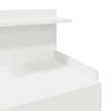 vidaXL Bedside Cabinet with 2 Drawers White 40x36.5x62 cm