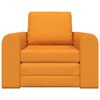 vidaXL Sofa Bed Dark Yellow 98 x 71 x 83 cm Velvet