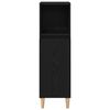 vidaXL Bathroom Cabinet Black Oak 30 x 30 x 100 cm Engineered wood