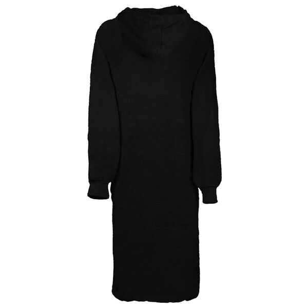 vidaXL Robe Black XL Cotton