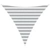 vidaXL Outdoor Sun Shade Sail Light Grey and White 2 x 2 x 2 m