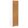 vidaXL Wardrobe with Drawers High Gloss White 50x50x200 cm Engineered Wood