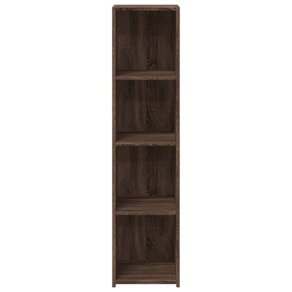vidaXL Highboard Brown Oak 30x41x124 cm Engineered Wood