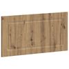 vidaXL Wall-Mounted Headboard UTRECHT Artisan Oak Engineered Wood