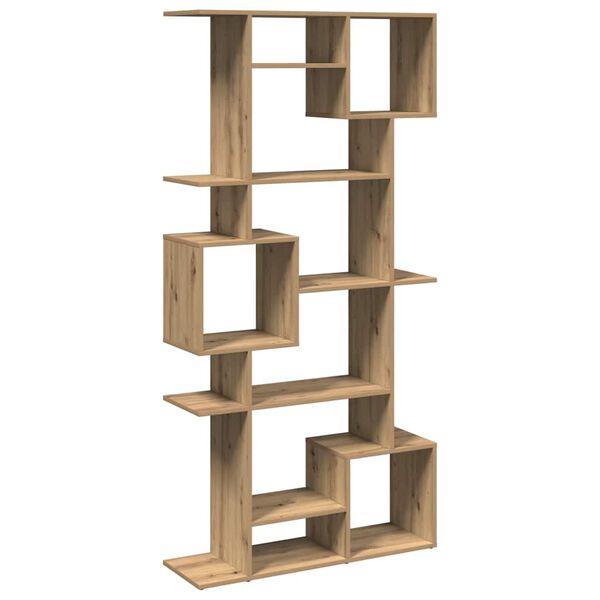 vidaXL Book Cabinet Artisian Oak 92x29x188 cm Engineered Wood