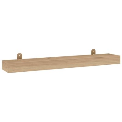 vidaXL Wall Shelves 2 pcs 90x15x6 cm Solid Wood Teak