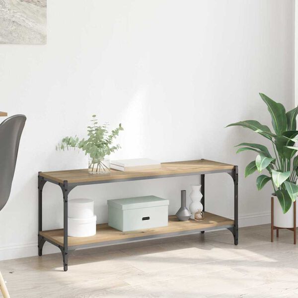 vidaXL TV Cabinet Artisan Oak 100 x 33 x 41 cm