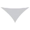 vidaXL Outdoor Sun Shade Sail Light Grey and White 7 x 5 x 5 m
