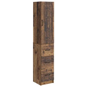 vidaXL Cabinet Set 2 pcs Old Wood 33 x 34.5 x 87 cm Engineered Wood