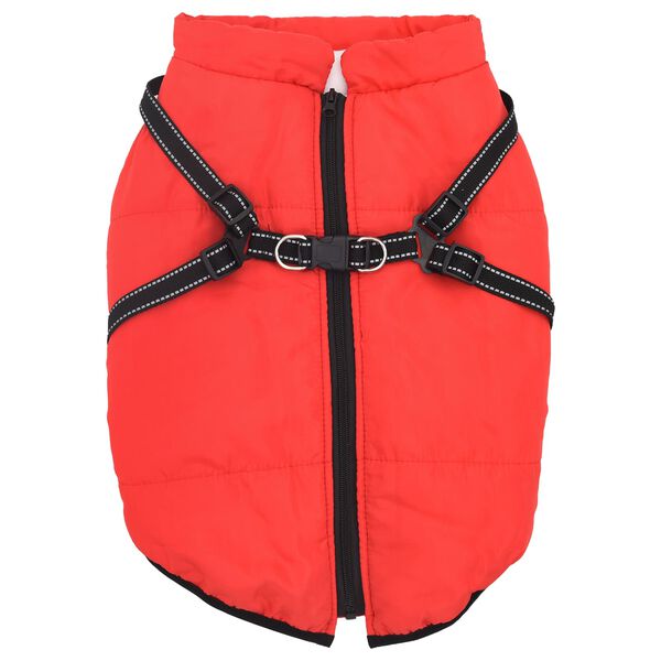 vidaXL Dog Coat Red L48