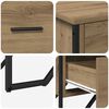 vidaXL Chest of Drawers with Drawer Artisan oak 91 x 35.5 x 74.5 cm