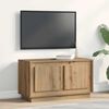 vidaXL TV Cabinet Artisan oak 80 x 35 x 45 cm Engineered wood