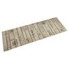 vidaXL Kitchen Rug Washable Fence 60x180 cm Velvet