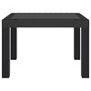 vidaXL Garden Table Anthracite 59x47x40 cm PP