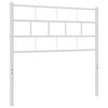 vidaXL Metal Replace Headboard White 80 cm