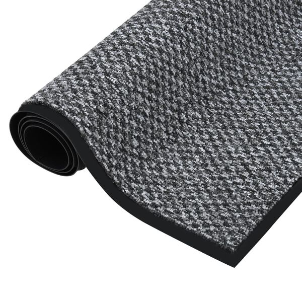 vidaXL Doormat Grey 80x120 cm