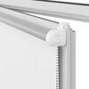 vidaXL Roller Blind Blackout White 110x210 cm Fabric Width 105.7 cm Polyester