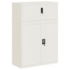 vidaXL File Cabinet White 90x40x130 cm Steel