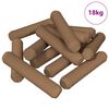 vidaXL Wooden Dowels 18000 pcs Brown Solid wood