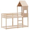 vidaXL Bunk Bed without Mattress 90x190 cm Single Solid Wood Pine