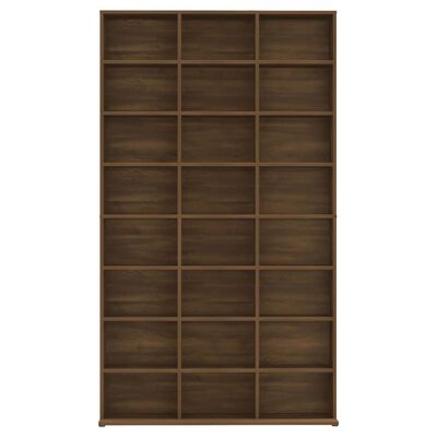 vidaXL CD Cabinet Brown Oak 102x23x177.5 cm Engineered Wood