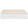 vidaXL Bed Frame without Mattress White 160x200 cm Solid Wood Pine