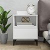 vidaXL Bedside Cabinet White 40x35x50 cm