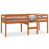 vidaXL High Sleeper Bed without Mattress Wax Brown 80x200 cm Solid Wood