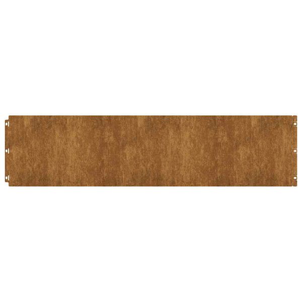 vidaXL Lawn Edgings 20 pcs 25x103 cm Flexible Weathering Steel