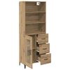 vidaXL Highboard Artisan Oak 69.5 x 34 x 180 cm Engineered Wood