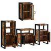 vidaXL Bathroom Furniture Set 4 pcs Multicolour Solid Reclaimed Wood