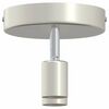vidaXL Ceiling Spotlight with Spotlights Nickel 12 x 8 cm Steel