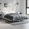 vidaXL Bed Frame without Mattress Concrete Grey 120x190 cm Small Double