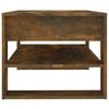 vidaXL Coffee Table Smoked Oak 102x55x45 cm Engineered Wood