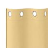 vidaXL Blackout Curtains with Rings 2 pcs Beige 260 x 140 cm Polyester