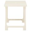 vidaXL 3 Piece Folding Bistro Set Plastic White