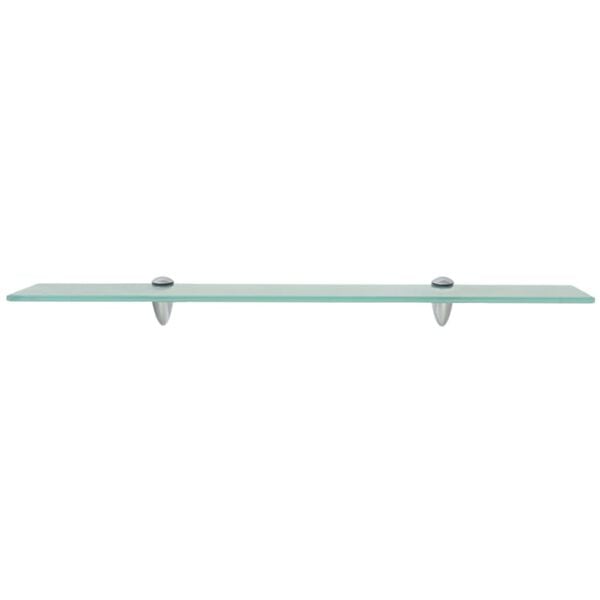 vidaXL Floating Shelves 2 pcs Glass 70x10 cm 8 mm