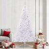 vidaXL Artificial Christmas Tree with Stand White 240 cm PVC and Steel
