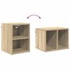 vidaXL Hanging Cabinet Sonoma Oak 30 x 29.5 x 40 cm Engineered Wood