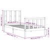 vidaXL Bed Frame without Mattress 90x190 cm Single Solid Wood Pine