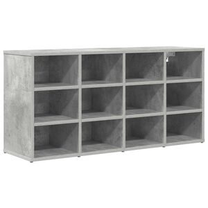 vidaXL Shoe Cabinet 103 x 30 x 51 cm Engineered Wood Concrete grey