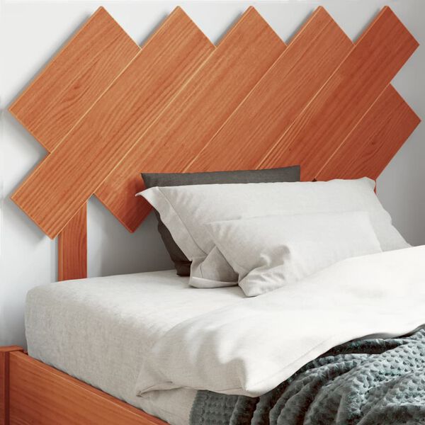 vidaXL Headboard Wax Brown 100 cm Solid Wood Pine