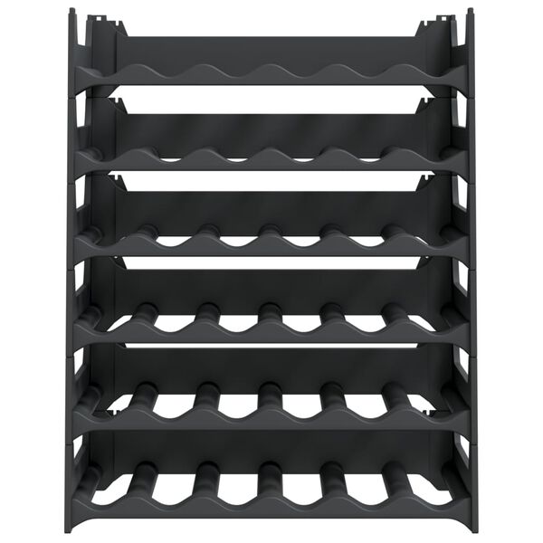 vidaXL Wine Rack for 36 Bottles PP Stackable