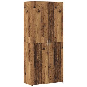 vidaXL Highboard Old Wood 80 x 42 x 185 cm